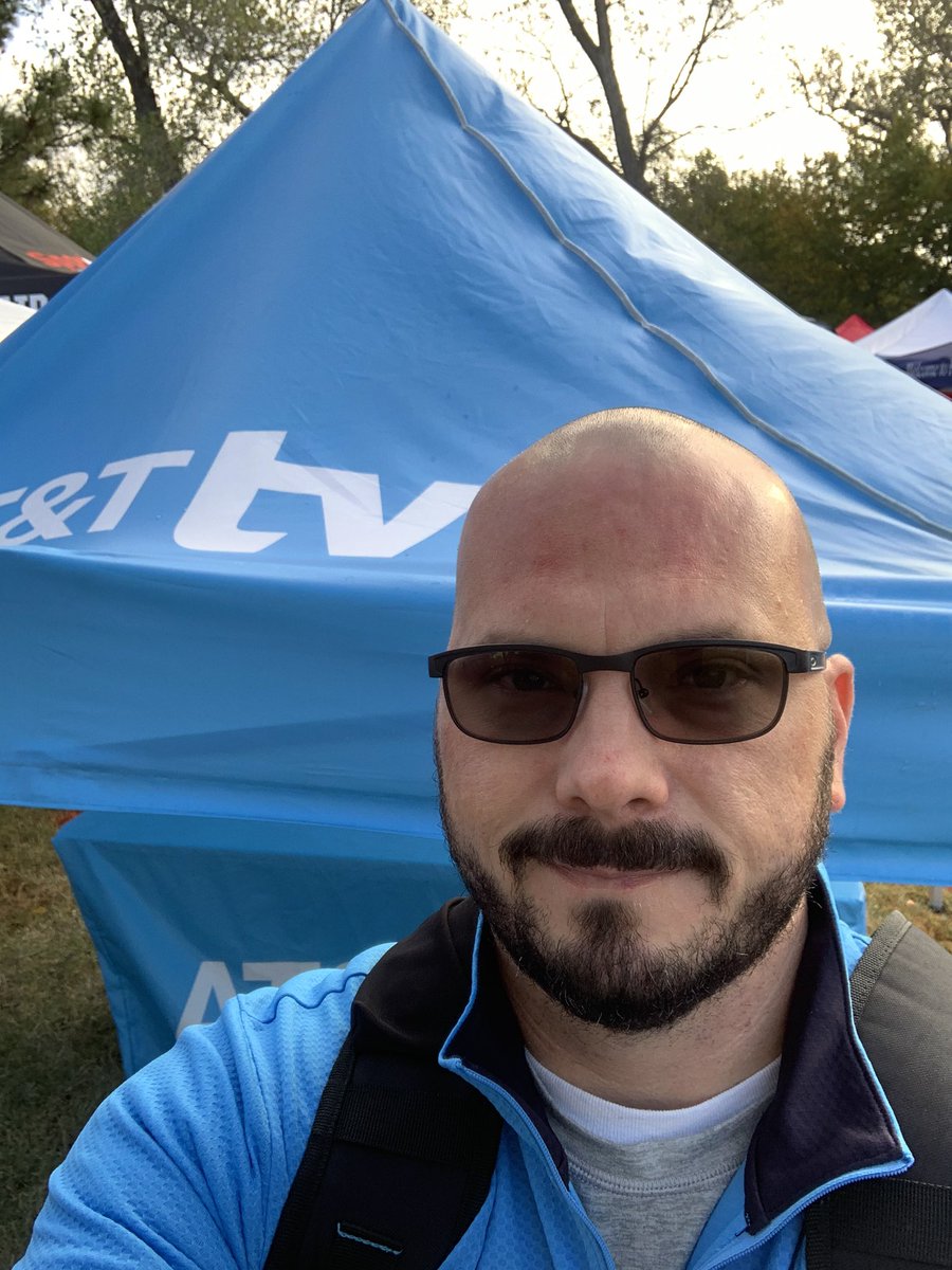 ATTbroadwayWKS's tweet photo. Early is on time, on time is late, and late is unacceptable. Come see us at haysville fall fest today for some great deals! #kamokonnects #paintthetownblue #atttv #televisionary #lifeatatt https://t.co/DPlf4hNR4J
