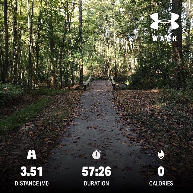 MsLaurenHaynie's tweet photo. Got some more outdoor activity miles around Apex this morning. I haven’t been on this greenway since I was a teenager. It’s been so nice moving back to my hometown. 👟🍁🍂 #SelfCareSaturday #FinallyFeelsLikeFall #PeakOfGoodLiving https://t.co/DnVaNXaLZ1