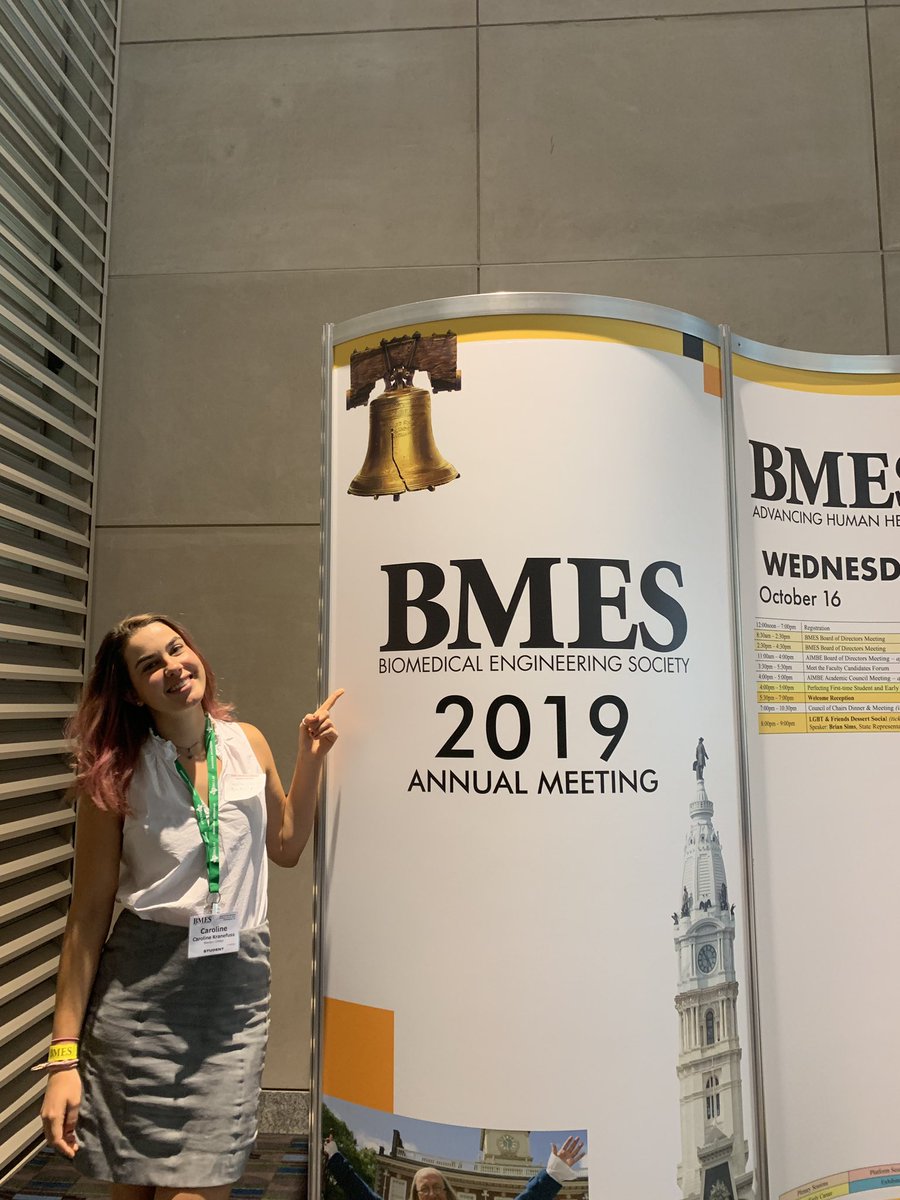 Super excited to be volunteering as a social media correspondent for the Biomedical Engineering Society’s Annual Meeting! Stay tuned for updates on cutting-edge research, nerdy engineering jokes, and photos of this wonderful community of biomedical engineers. 🧬🔬🦠#BMES2019