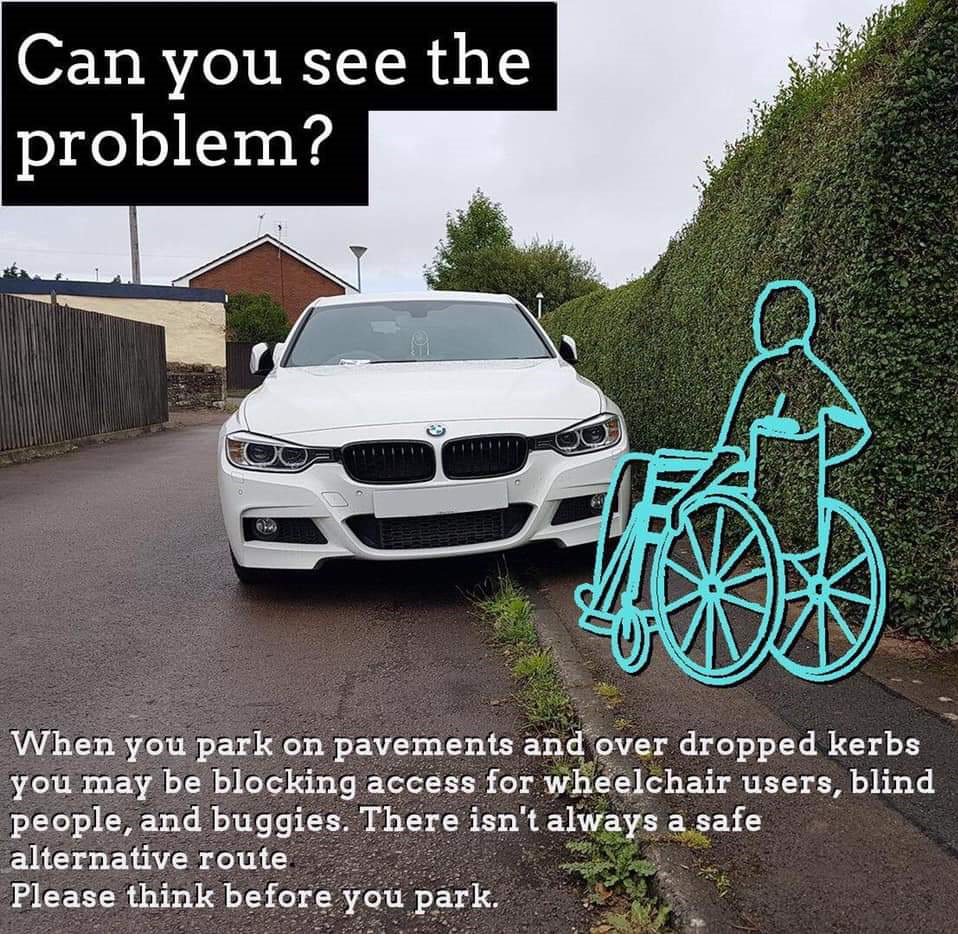 BordesleyWMP's tweet photo. Our team will be working closely with Council Enforcement Officers in the coming weeks #ParkItDontPlonkIt #FineAndPoints #DontPutOthersAtRisk #HighwayCode https://t.co/J61ReibgVd