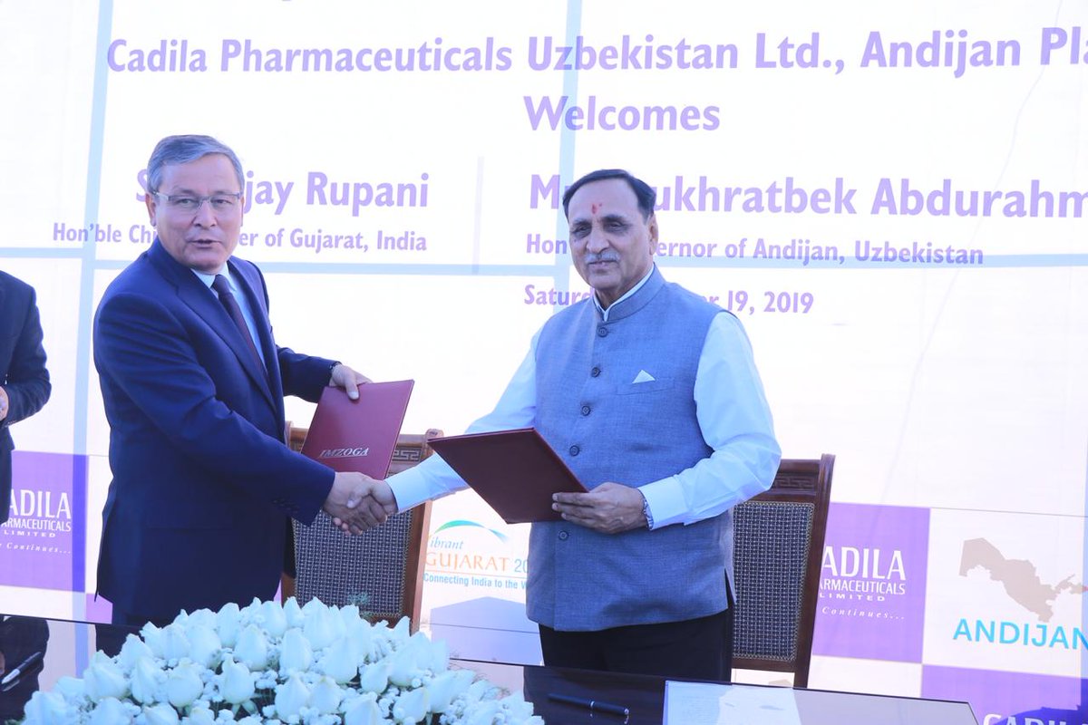 Uzbekistan and Gujarat sign 12 MoUs