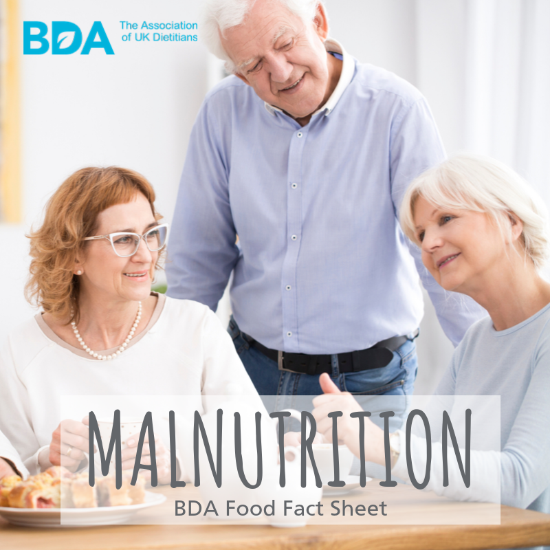 BDA_Dietitians's tweet photo. It's #MAW2019 - Malnutrition can be difficult to spot but there are things that you can do if you are. concerned that someone isn't eating and drinking enough. Check our our #FoodFactSheet on #Malnutrition: https://t.co/mOBhJ20w4w https://t.co/4eyZAlrT64