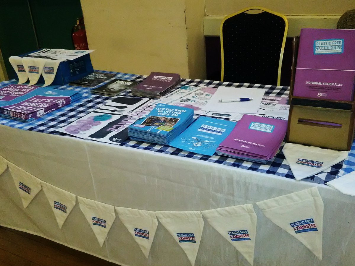 Still an hour or so to come on down to @AxminsterGuildh to the Axminster Town Council's Environment Day!