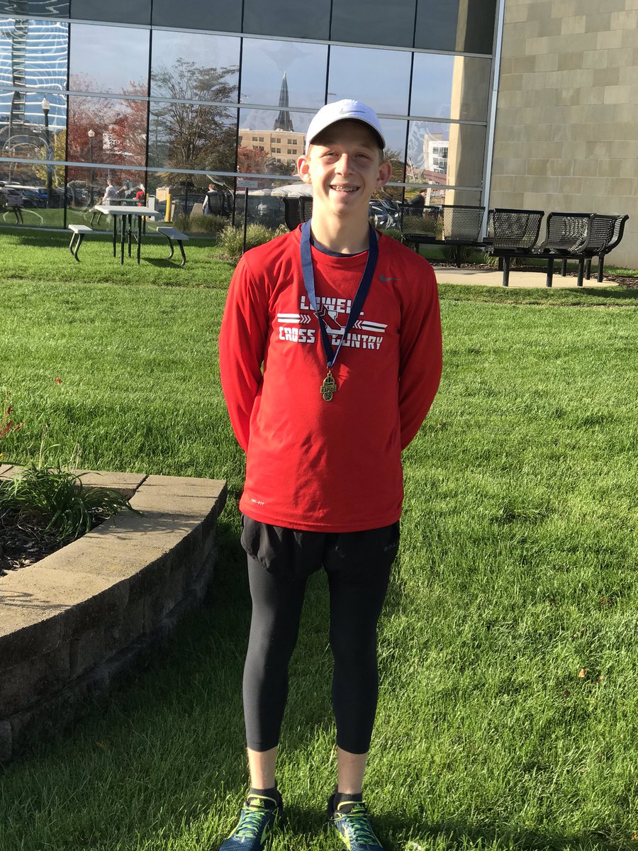 Run through the Rapids 10K. Blake finished 5th overall and 1st in his age group!