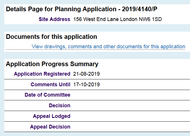 SaveWHamp's tweet photo. Camden failed to properly post planning notices for over 8 weeks since #156WEL variation was lodged. Despite this and assurances from @DannyBeales that the comments period would be extended, the 'Add Comment' functionality was shut down on Thursday.  Community non-engagement. https://t.co/z8WxMlXOoB