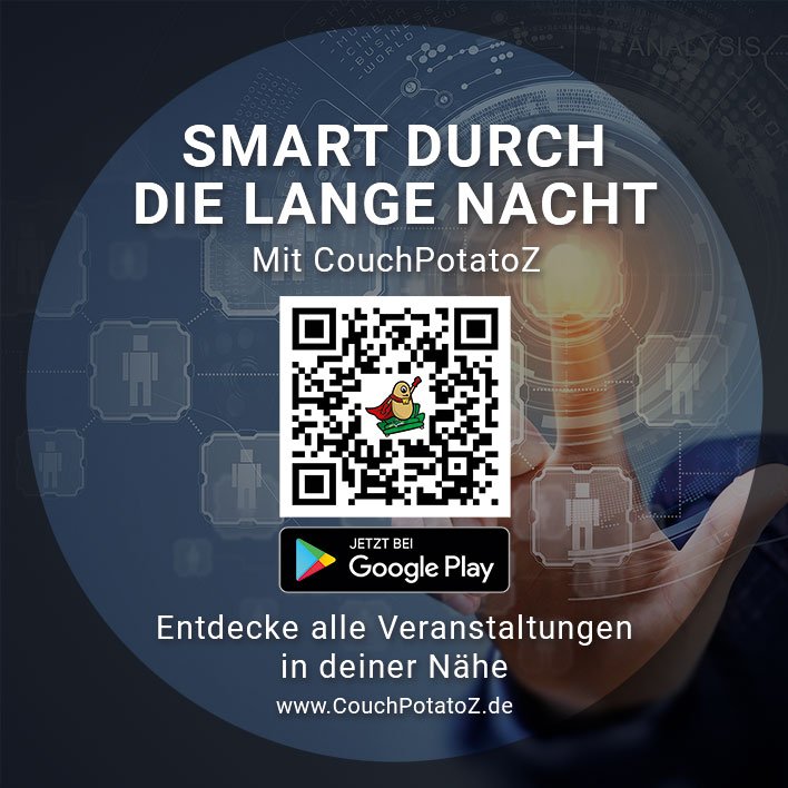 Und wenn ihr irgendwo über diesen  QR-Code stolpert, einfach scannen und #SmartDurchDieLangeNacht mit #CouchPotatoZ 
Los geht's! #NDW19