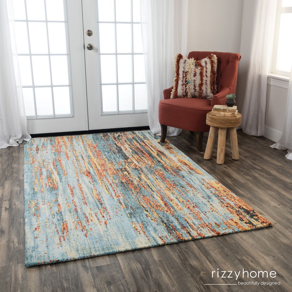 RizzyHome's tweet image. This Premiere rug is definitely an eye catcher and such a bold rug to put at the front door of your home! This is a machine made rug, but hand-finished making this rug amazingly soft! Also, it&apos;s a fraction of the cost of a handmade rug! #rizzyhome #hpm2019 #premiere