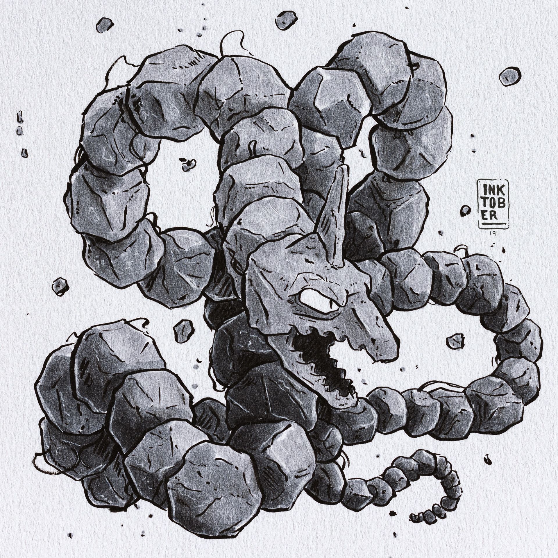 How to Draw Onix Pokemon