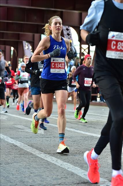 crystalquery's tweet photo. Some days it all comes together for you on race day. Running in the shadow of historic achievements by @brigidkosgei and @EliudKipchoge made it even more special. @ChiMarathon @mamadocsrunthis https://t.co/b8aPSNQjeu