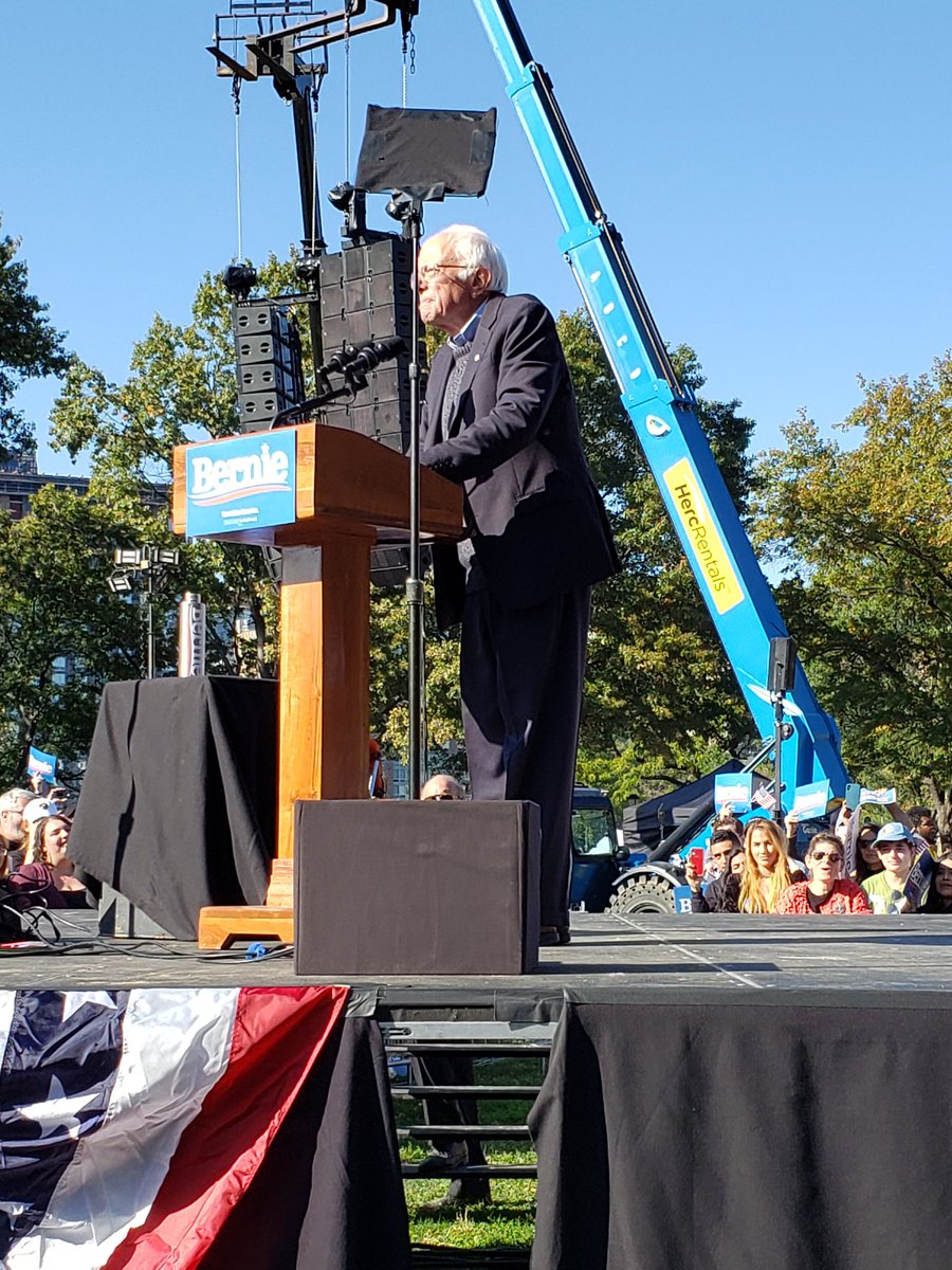 dhartk's tweet image. #BernieIsBack he looks and sounds great, and we are gonna win.