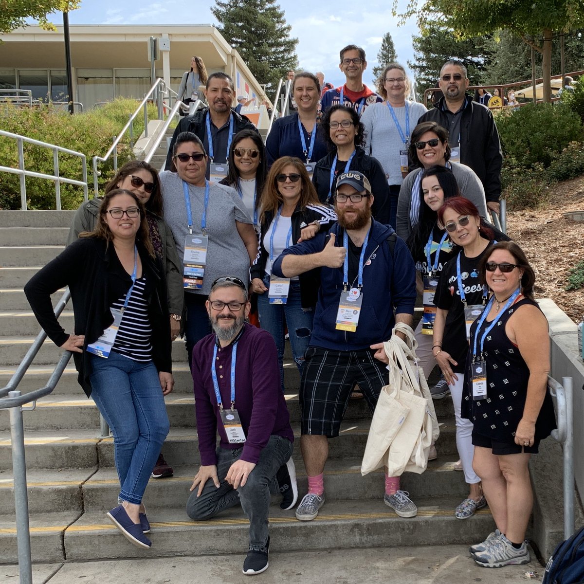 EdTechSpec's tweet photo. Team #AlisalStrong is halfway through day one of #FallCUE19 
#WeAreCUE #AlisalFuerte https://t.co/M3SWCJPdft