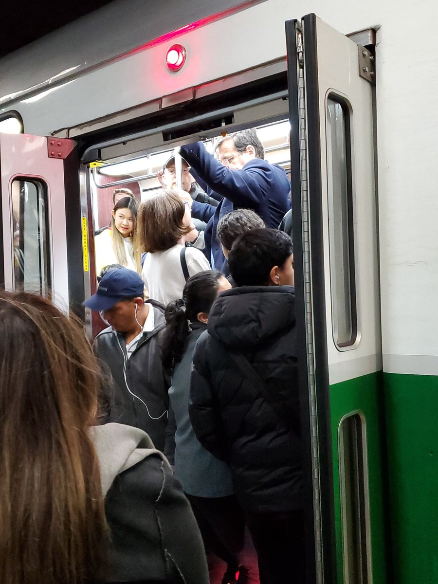 This is why people drive to work.2nd Green line train in a row that I couldn't get on . <a href="/MBTA/">MBTA</a> <a href="/MassGovernor/">Governor Maura Healey</a> <a href="/marty_walsh/">Mayor Marty Walsh</a> <a href="/NBCNews/">NBC News</a>