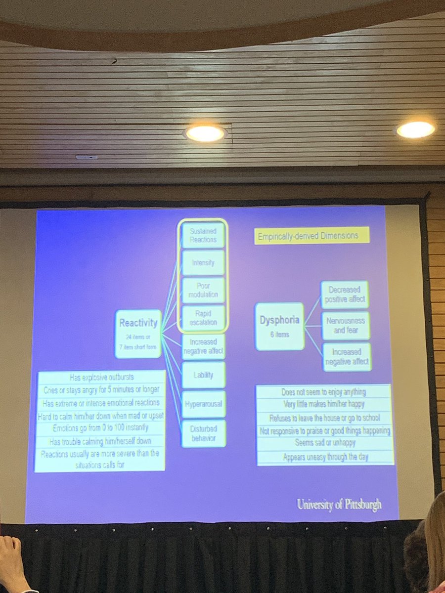 drjaimepereira's tweet image. #Disforia y #Reactividad como Dimensiones teóricas de la re y disregulacion emocional en #espectroautismo @ Dra Carla Mazefsky @ChileInsar #insarchile #insarchile2019