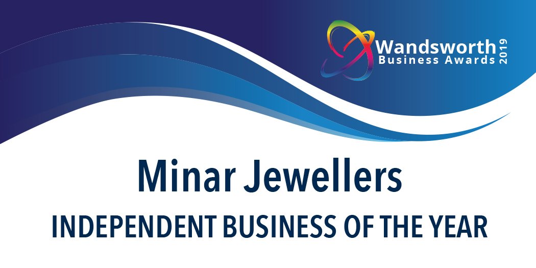 Congratulations to Minar Jewellers for winning the Independent Business of the Year category! #winner #wandsworth #award <a href="/WandsChamber/">Wandsworth Chamber</a> #independentbusiness