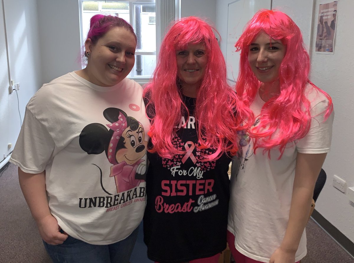 Kirstie, Julie and Beth from Standish Ward have been raising money by selling cakes, holding a tombola and drawing a raffle as part of the 'Wear It Pink' campaign. Well done ladies!