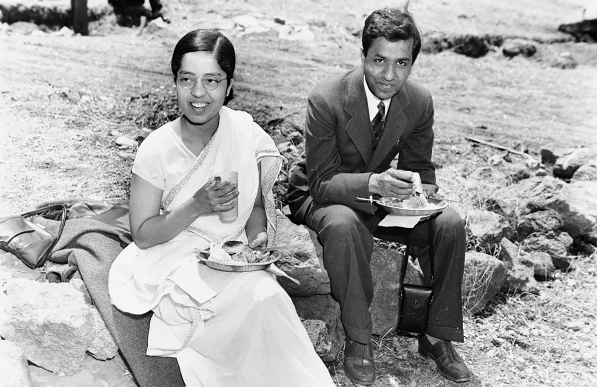 Chandra was proud of both his Indian roots and his adopted country. He and his wife Lalitha were proud immigrants who wrote a heartfelt letter to Chandra's father in 1953 saying that they needed to become citizens to participate in their country's democratic process.