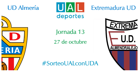 ualdeportes's tweet photo. ⚽ Vuelve al fútbol con #SorteoUALconUDA. No dejes de animar a @U_D_Almeria ganando uno de los tres packs de dos entradas que sorteamos esta semana. Haz like, síguenos, comparte y haznos un pronóstico del resultado. ¡Y participa también en Facebook! Bases: https://t.co/BS1H0OPlLL https://t.co/4t9PNEzvxY