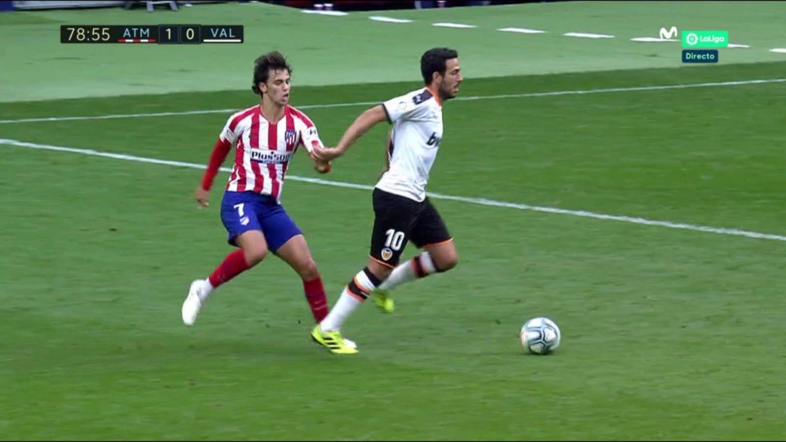 Joao Félix se lesiona en el duelo del Atlético de Madrid ante el Valencia.