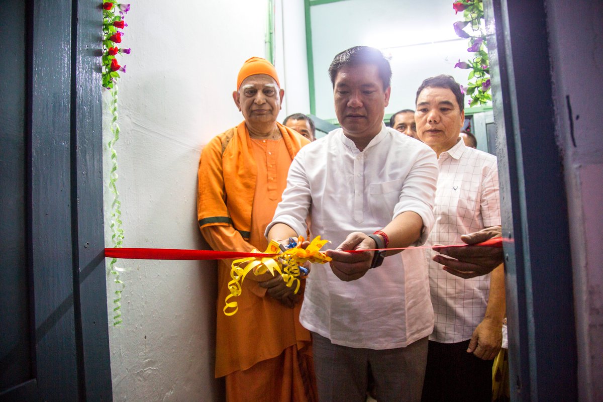 Pema Khandu པད མཁའ འག Inaugurated The Obstetrics Ward And The First Ever Blood Component Separation Unit In The State Today At Rama Krishna Mission Hospital Itanagar T Co 6uzaysqzgh
