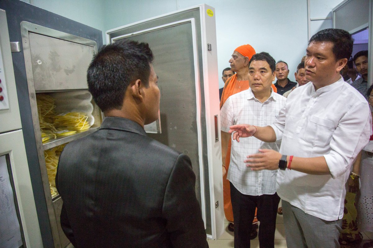 Pema Khandu པད མཁའ འག Inaugurated The Obstetrics Ward And The First Ever Blood Component Separation Unit In The State Today At Rama Krishna Mission Hospital Itanagar T Co 6uzaysqzgh