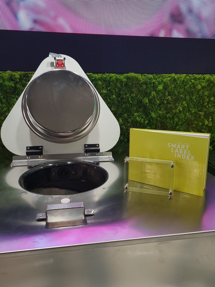 ecodyger's tweet image. Ecodyger ottiene il premio #GreenSmartLabel alla fiera #HostMilano.
Un riconoscimento importante per l&apos;impegno #green dell&apos;azienda.