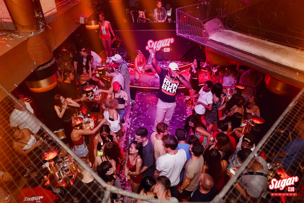 All it takes is one drink 😜Come and get one tonight with Master D &amp; G-Spark at #SugarClubBangkok