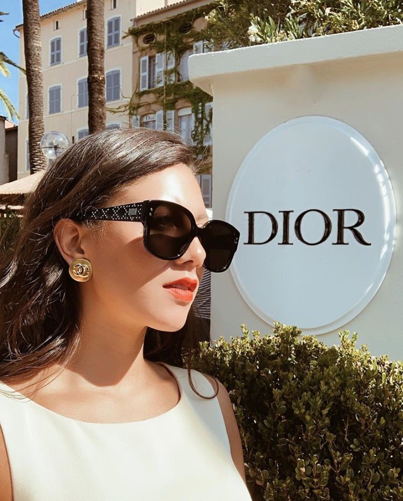 Solstice Sunglasses on X: Tell me about it, stud. @riannstar explores  Europe wearing her Lady @dior stud wayfarer sunglasses like a modern Audrey  Hepburn. Shop:   / X