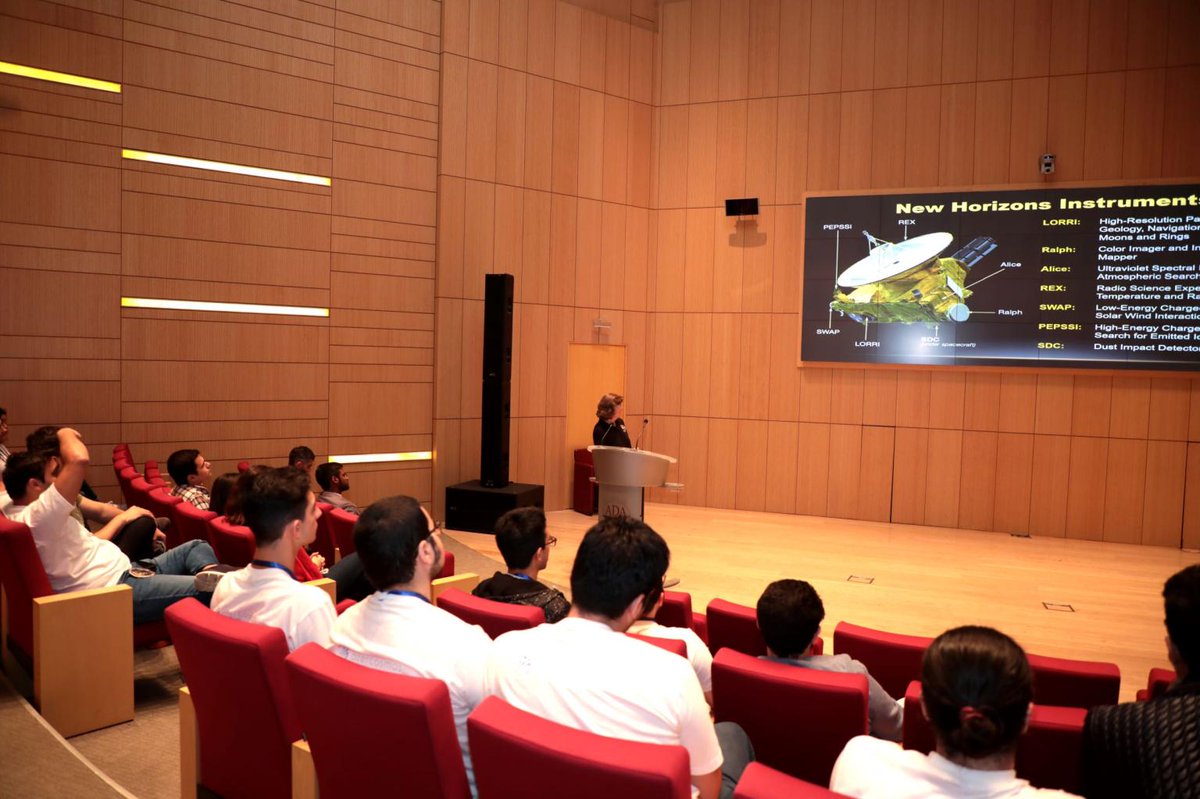 Azercosmos1's tweet photo. On the 2nd day of the #hackathon, the PI for #NASA/ESA #Cassini Mission to Saturn Dr. @verbiscer and UAE’s National Point of Contact for the @SGAC @sahith_dxb shared their experience with participants.
#NASASpaceApps #SpaceAppsChallenges
#NASASpaceAppsAzerbaijan https://t.co/Qy8gSpdLvo