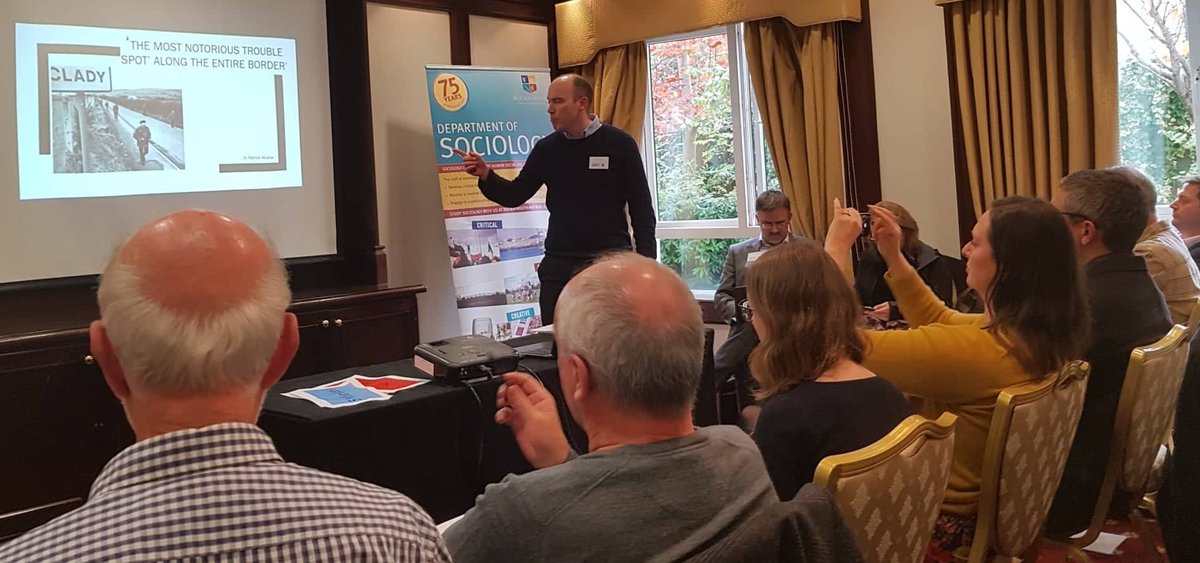 DonnachaDCU's tweet photo. ‘The most notorious trouble spot along the entire border’. @PaddyMulroe presents a fascinating picture of violence in the Irish border town of Lifford during the early 1970s at #PSAI2019 https://t.co/SfrPbF9CKa