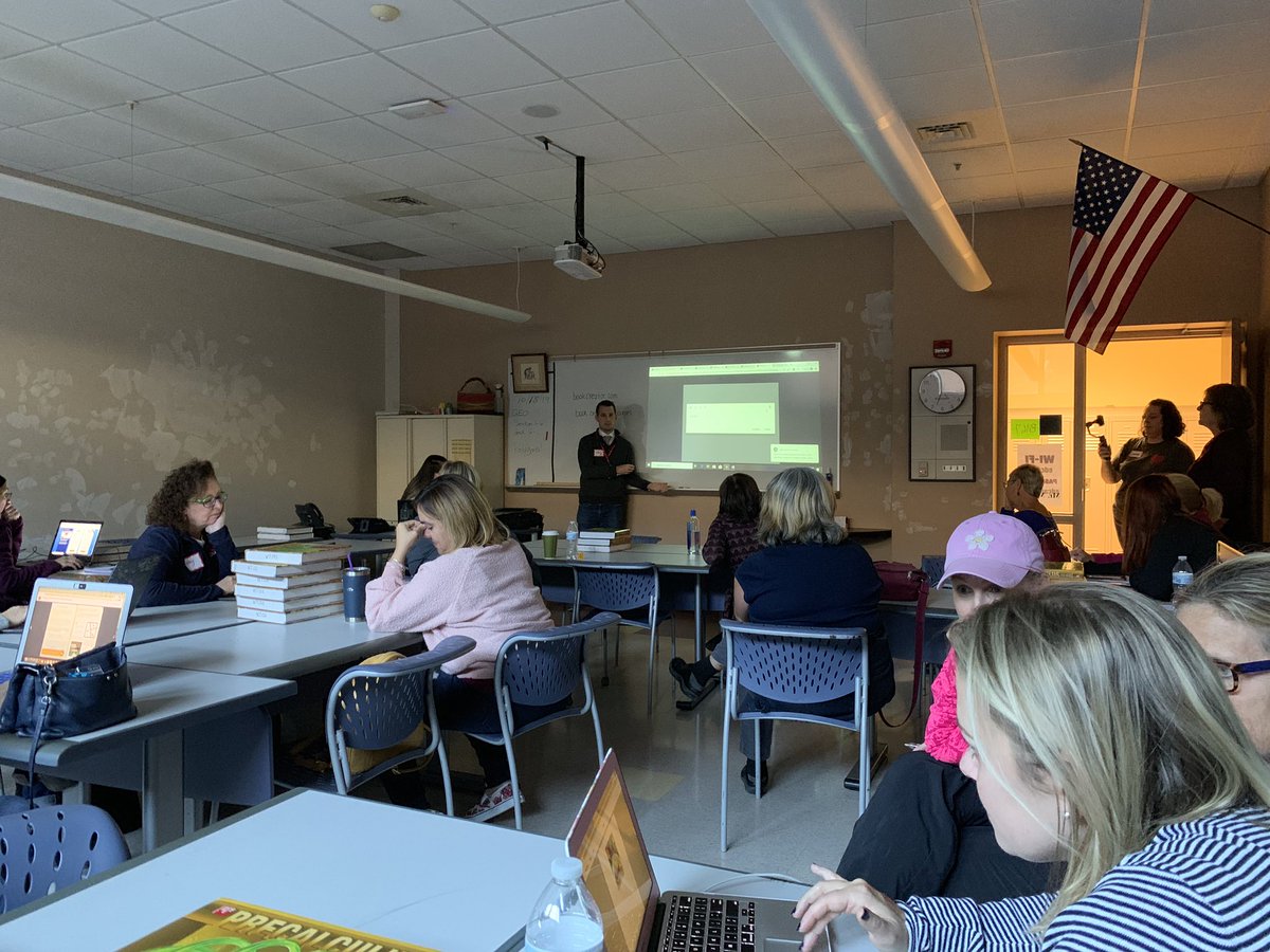 Julie_ONeill's tweet photo. Learning about @BookCreatorApp from my colleagues! #multimediafsu #woocamp @greg https://t.co/lxgS1EWKQX