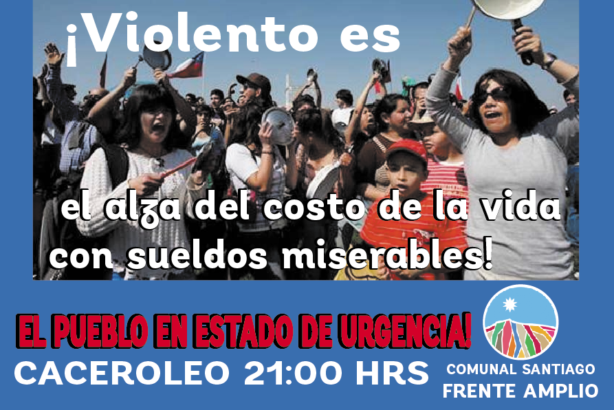 FAcomunalStgo's tweet photo. ¡NO MÁS ABUSOS! https://t.co/neTCXSfDd8