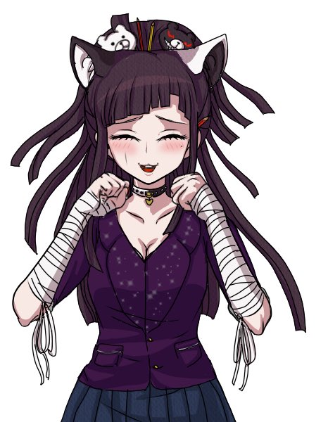 “Hey I never showed off any of my sprite edits of Mikan Tsumiki as the Ulti...