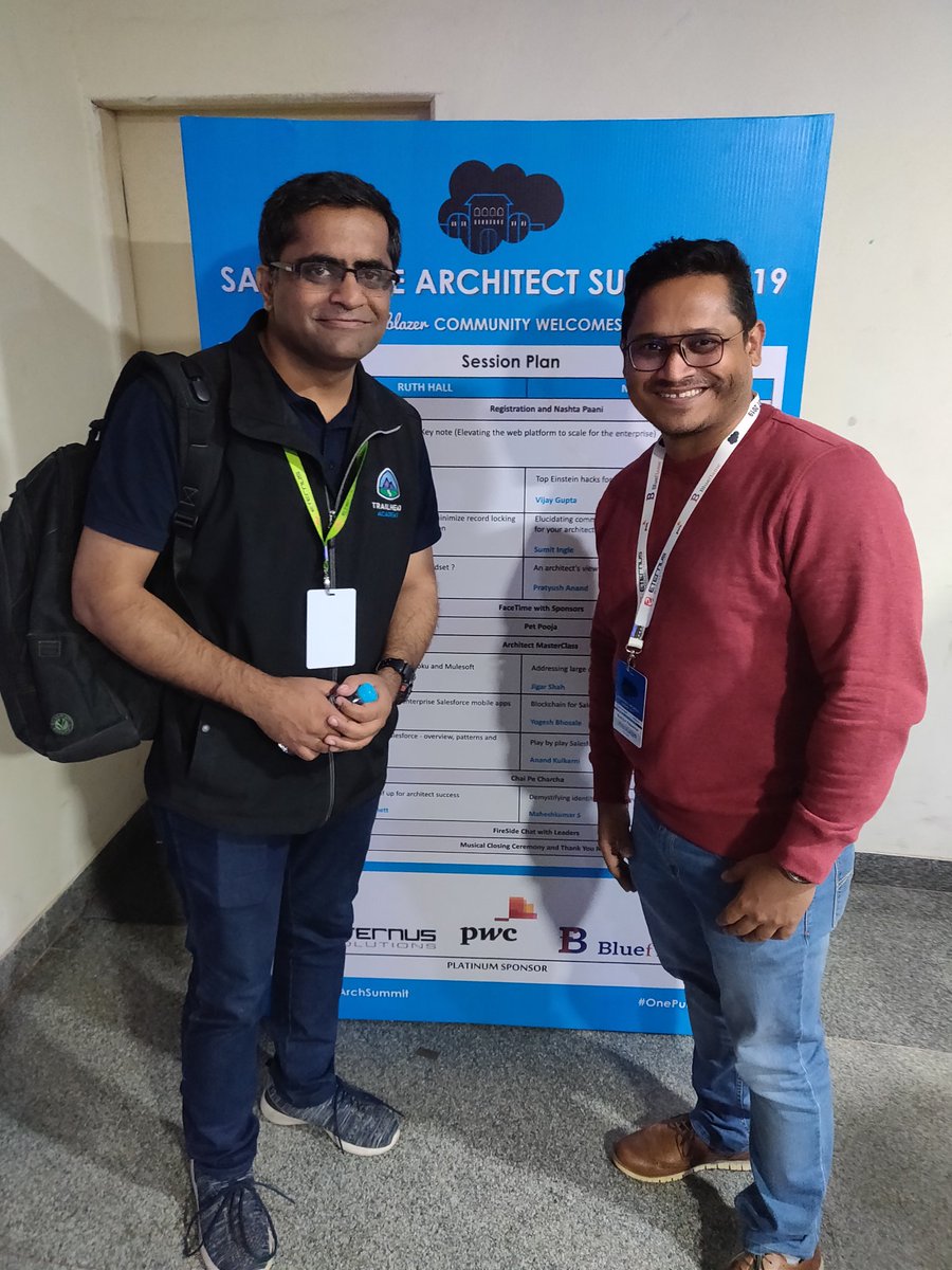 svpalwankar's tweet image. What a man..! So glad to meet @gauravkheterpal at @SFArchSummit. Thanks for all the inspiration... #OnePune #SalesforceArchitectSummit