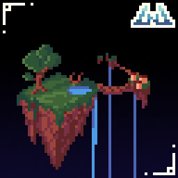 #octobit n°19, "Tiny Biome" I'm sure it's possible, but I'll assume that gravity can do that kind of thing.

#pixelart #pixel #Octobit2019