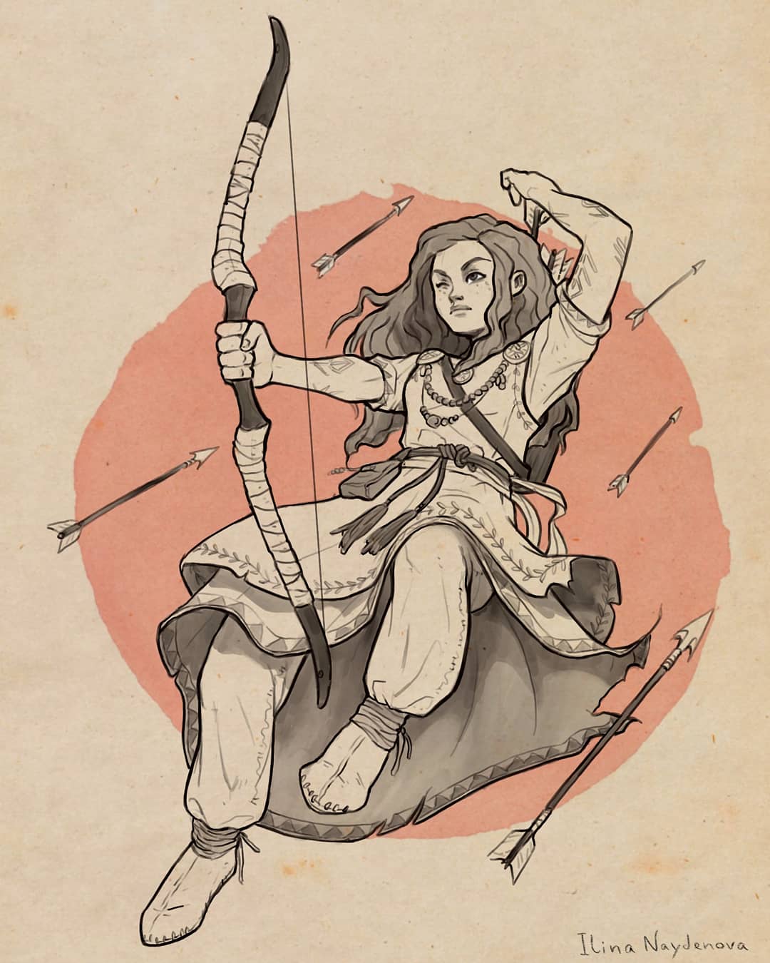 Ana Echavarria - Pose Study - Archer