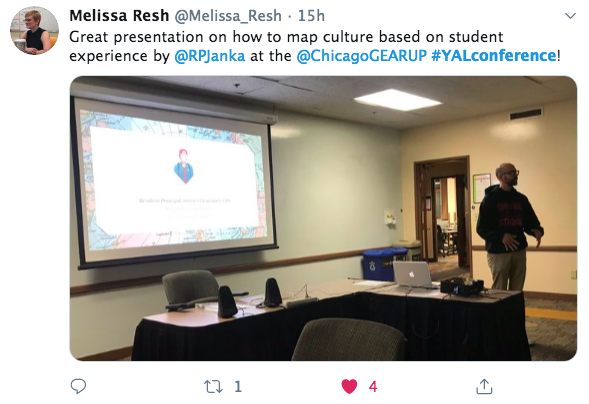 ClaudiaNEIUCCAS's tweet photo. Facebook, Insta, or Twitter, let's see your posts. #yalconference #gearupworks #trioworks @CCAS_NEIU https://t.co/t49FD12o0r