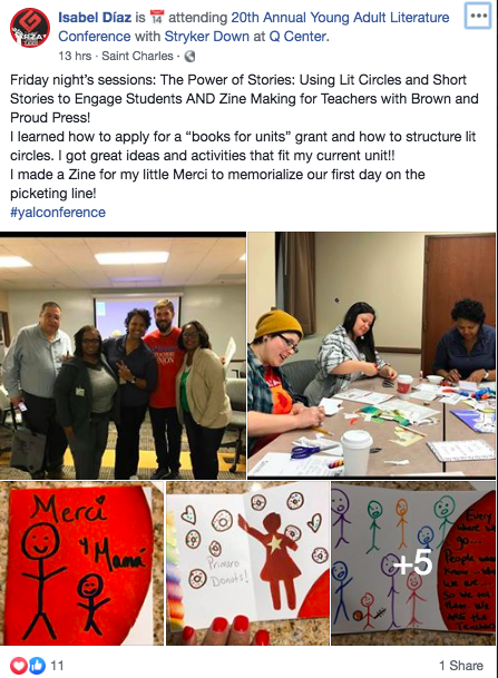 ClaudiaNEIUCCAS's tweet photo. Facebook, Insta, or Twitter, let's see your posts. #yalconference #gearupworks #trioworks @CCAS_NEIU https://t.co/t49FD12o0r