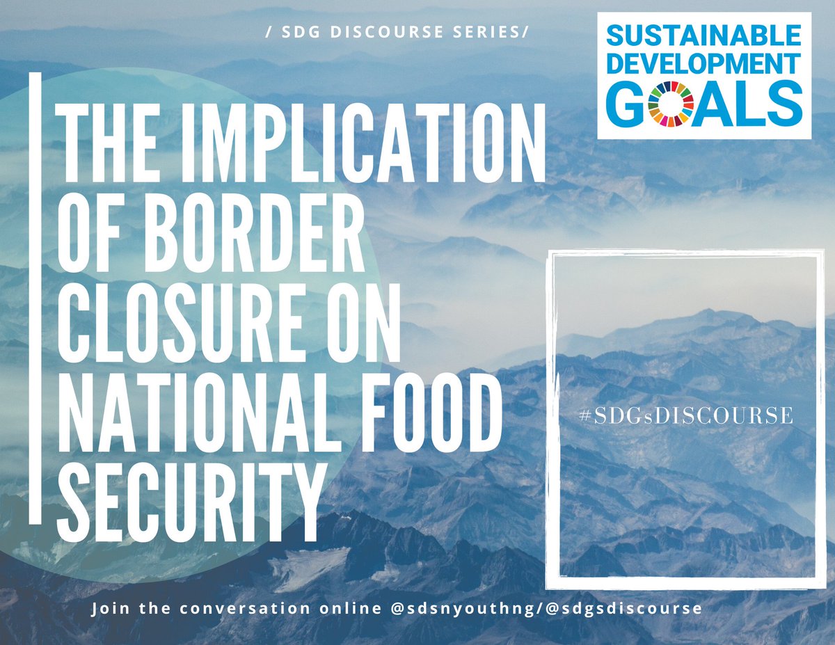 Welcome to the maiden edition of our weekly tweet chat, #SDGsDiscourse. This initiative is powered by <a href="/SdsnYouthNG/">SDSN Youth Nigeria</a>