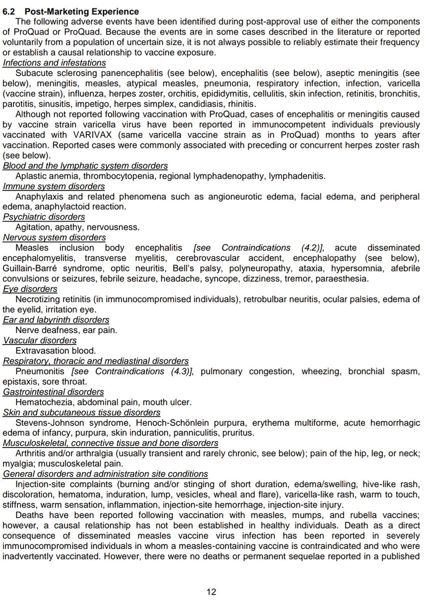 Kelli7997Kelli's tweet photo. This right here! Right off the Manufacturers Package Insert itself states it.
https://t.co/UlcE5Qji9y
#DoTheStudy #ReadInserts #LiveVirus #AdverseReactions https://t.co/SWsoHBOhCc