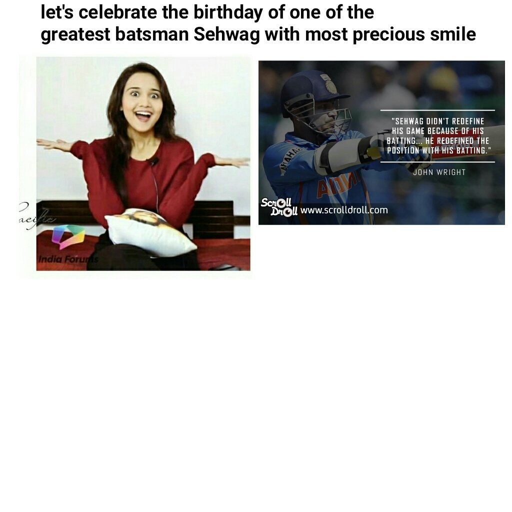 Happy birthday Virender Sehwag  