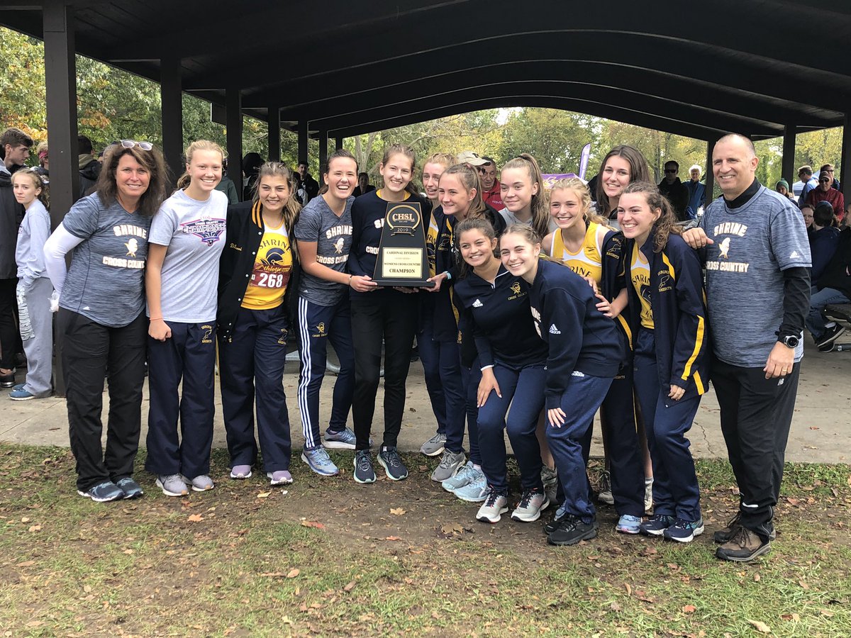 Shrine Cross Country (@shrinexc) on Twitter photo Shrine girls win <a href="/CHSL1926/">Catholic League</a> Finals! Boys place 6th and Ethan Warren and Dennis Graveline make up on medal stand with Dennis earning all -Catholic honors! Anna murphy, Clara Losey and Ellie Kendell earn All- Catholic honors! <a href="/ShrineSports/">Shrine Sports</a> <a href="/Shrine_Schools/">Shrine Schools</a> Shrine girls win <a href="/CHSL1926/">Catholic League</a> Finals! Boys place 6th and Ethan Warren and Dennis Graveline make up on medal stand with Dennis earning all -Catholic honors! Anna murphy, Clara Losey and Ellie Kendell earn All- Catholic honors! <a href="/ShrineSports/">Shrine Sports</a> <a href="/Shrine_Schools/">Shrine Schools</a>