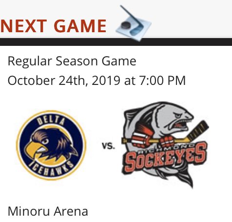 RSockeyes's tweet image. @RichmondJetsMHA @richringette @rmdravens @TheRichmondNews @RmdSentinel 

Battle of the Tunnel Series - Part 2
@R_Sockeyes vs @deltaicehawks 
Thursday, October 24
7pm @ Minoru

Friday is a Pro D Day, come out and support your team!  

Fill the fish tank, beat the birds!