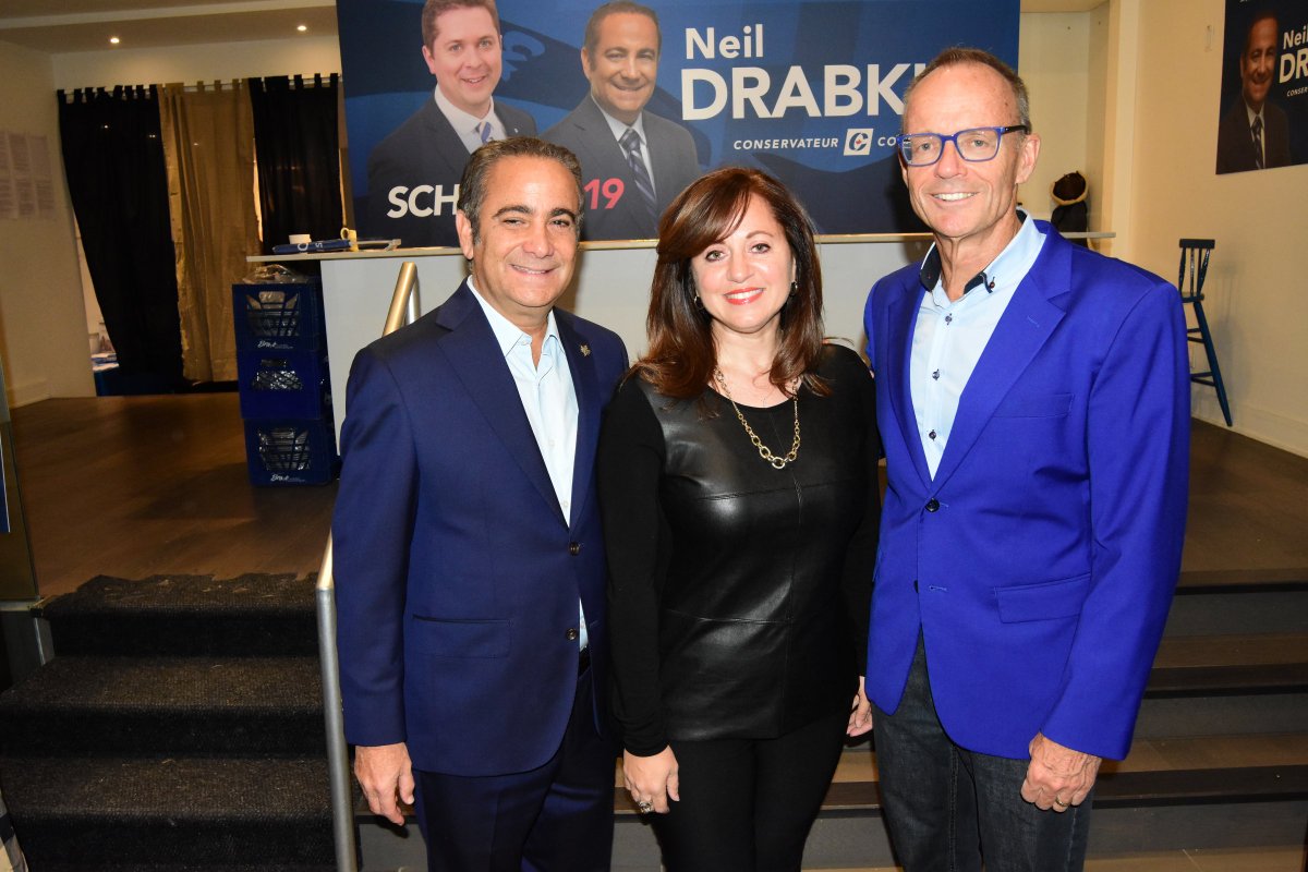 CPCNDGWest's tweet photo. Thanks to @Stockwell_Day and @francissaad for joining us yesterday at our campaign office to show their support for our Conservative movement here in Montreal.

#cdnpoli #cdnelxn2019 https://t.co/aqS8twdJU9