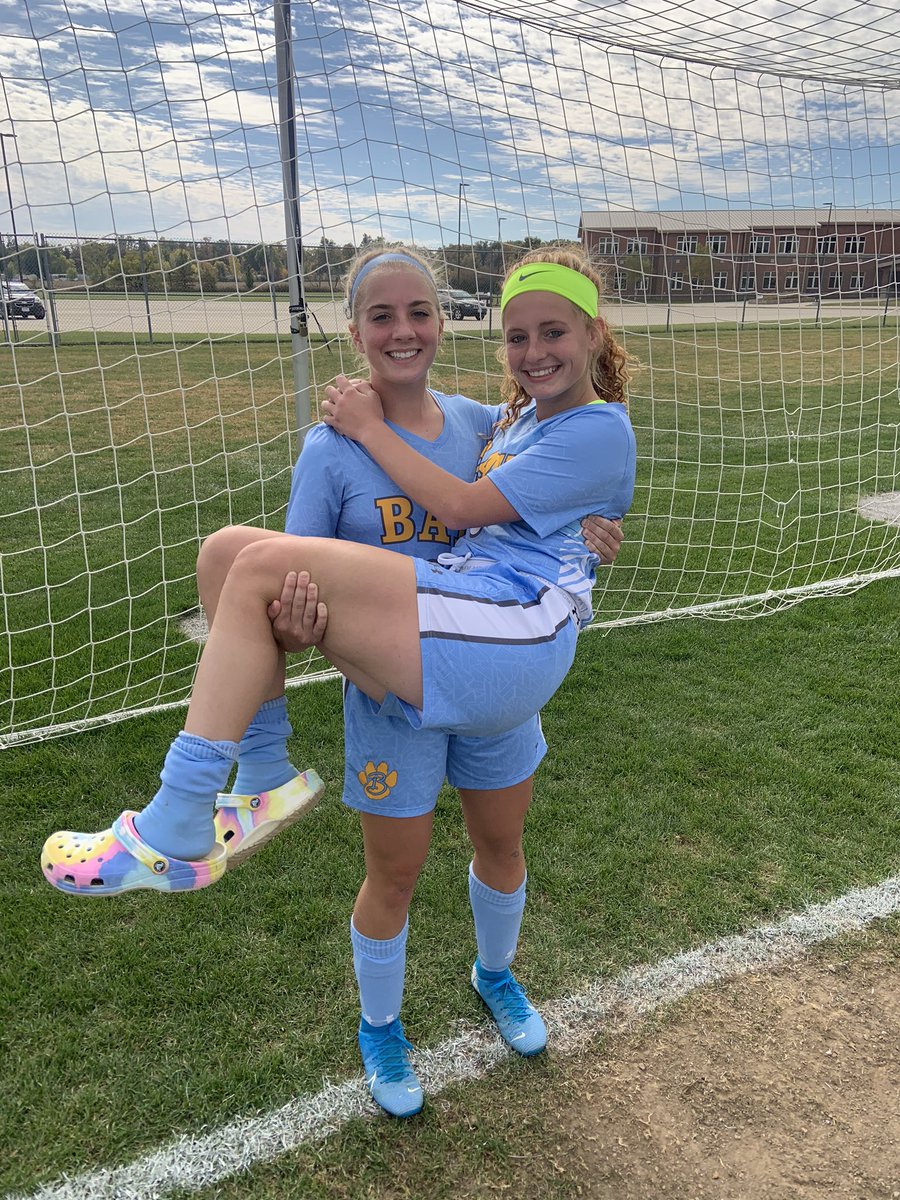 Bathgirlssoccer's tweet image. DUB!! Ladycats defeat the Riders 3-0! 2 goals by @chandlerclark02 &amp;amp; 1 goal from @ainsleymillerr. Defense with a shutout!⚽️ #bleedblue #sectionalchamps