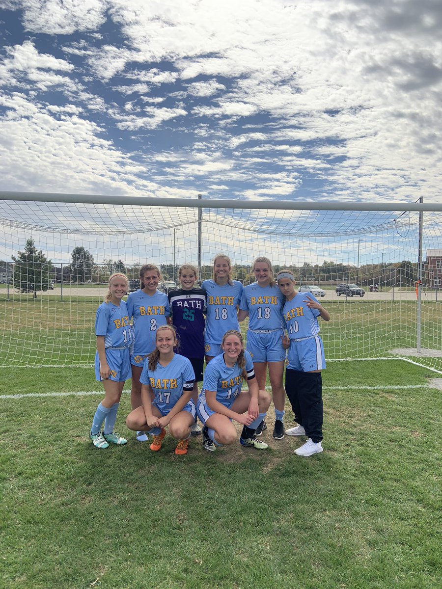 Bathgirlssoccer's tweet image. DUB!! Ladycats defeat the Riders 3-0! 2 goals by @chandlerclark02 &amp;amp; 1 goal from @ainsleymillerr. Defense with a shutout!⚽️ #bleedblue #sectionalchamps