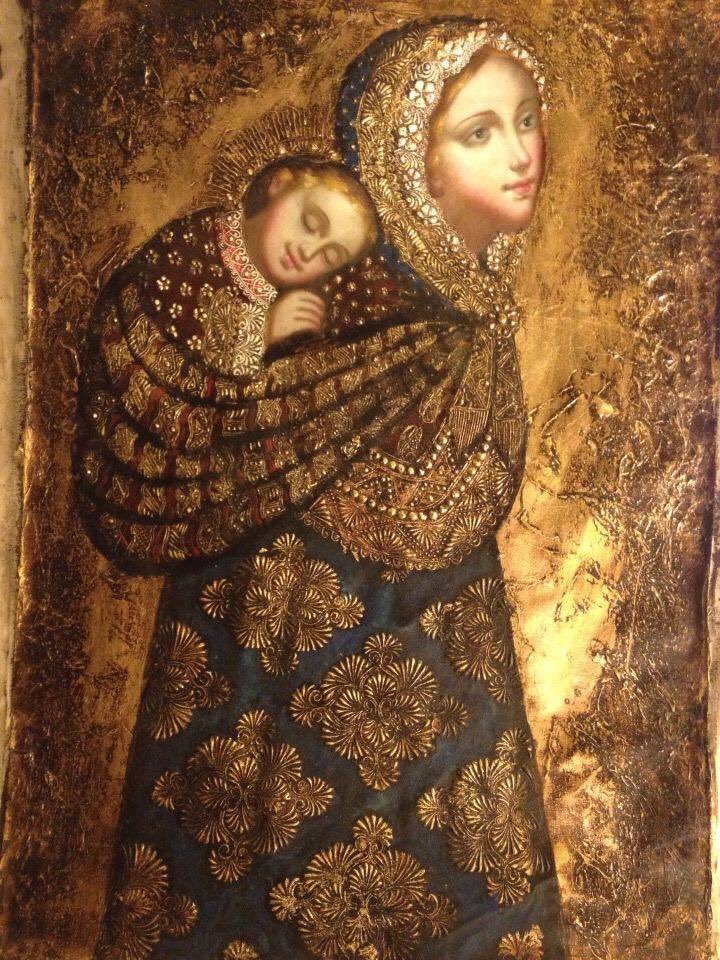 From Catholic creative on Instagram,  @pax.valerieShe has great work and the captions are lovely.