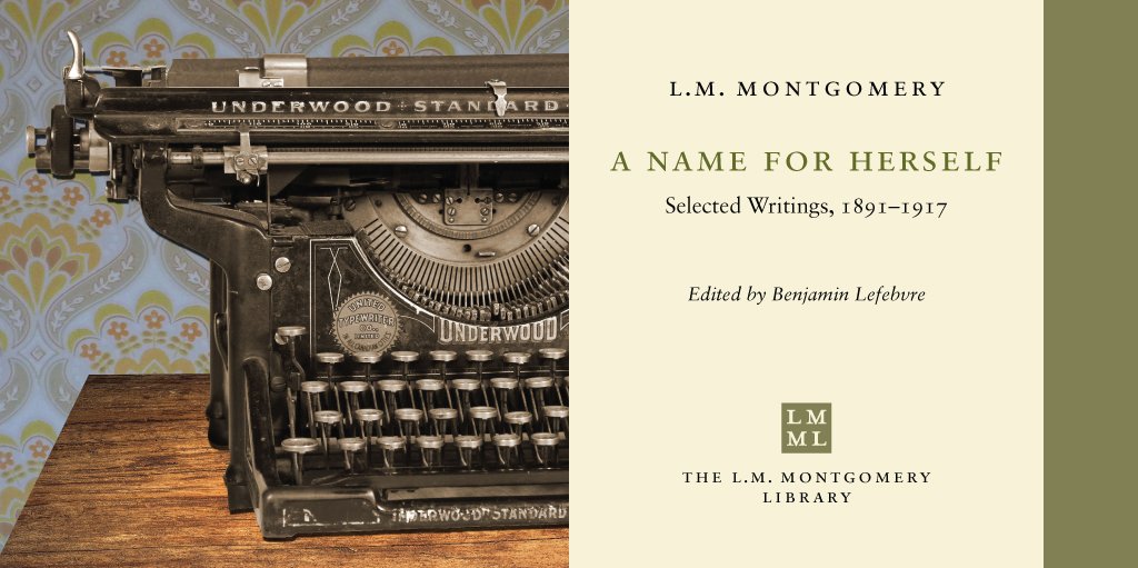 utpress's tweet photo. How did #LMMontgomery find success as a writer? Leading scholar @blefebvre discusses her short works in relation to those of English-speaking #womenwriters who preceded her. Find A NAme for Herself at out #MSAtoronro booth: https://t.co/akCa9bSaaL @msatweet #msa19 #canlit https://t.co/BrIxmKIonu