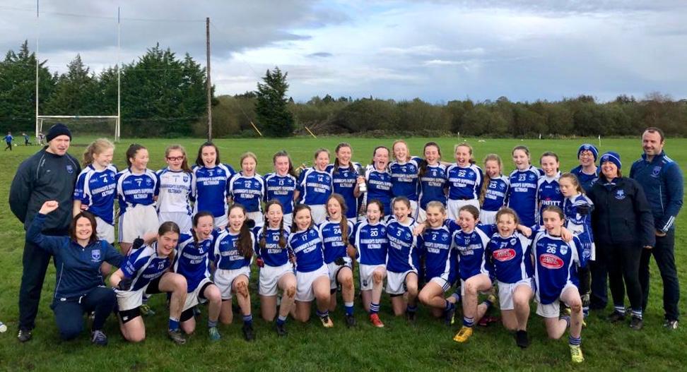 Congratulations to the U14 Girls Kiltimagh team and their captain Rachel Byrne who were the proud winners of the U14 league. You must all be so proud!
