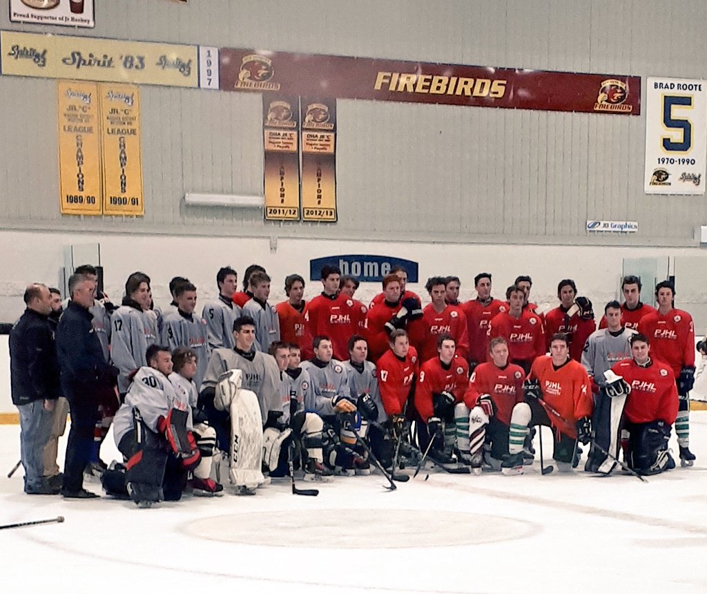 PLATFORM Prospects' Day here in #NewHamburg. 

Check this shot of <a href="/PJHLYeckDiv/">PJHL Yeck Division</a> 🆚️ <a href="/PJHL_Pollock/">PJHL Pollock DIV</a> 

5-3 <a href="/PJHL_Pollock/">PJHL Pollock DIV</a> 

Congrats to all players for being selected. 

🏆Developing tomorrow's players today.🏆

#Platform