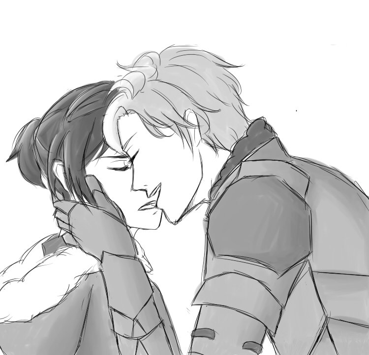 pinkturtling's tweet photo. Week 6 - First (Kisses)

@sylvix_week #sylvixweek #sylvix #FE3H https://t.co/jzBEhTliIA